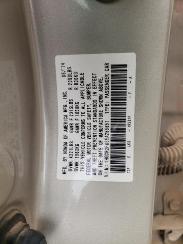 Photo 10 from auction – 2014 HONDA ACCORD EXL with VIN 1HGCR2F88EA255851
