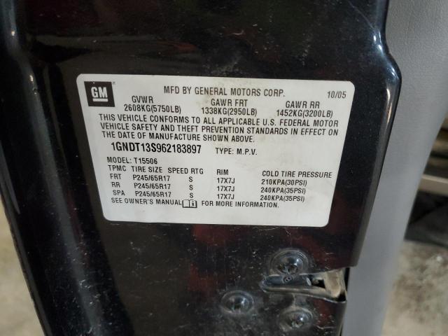 Photo 10 from auction – 2006 CHEVROLET TRAIL BLAZ with VIN 1GNDT13S962183897