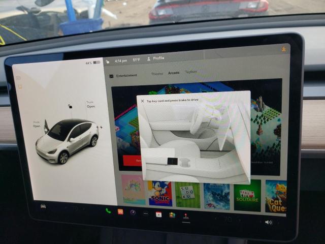 Photo 9 from auction – 2021 TESLA MODEL Y with VIN 5YJYGDEE2MF293837