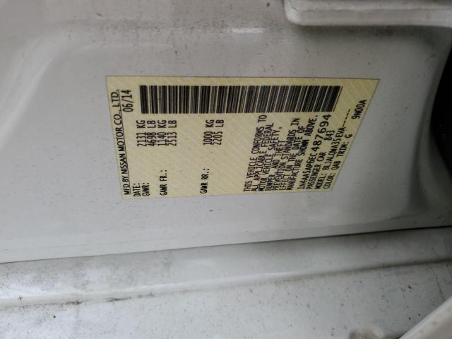 Photo 10 from auction – 2014 NISSAN MAXIMA S with VIN 1N4AA5AP6EC487694