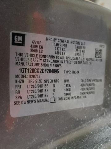 Photo 10 from auction – 2013 GMC SIERRA K25 with VIN 1GT120CG2DF204096