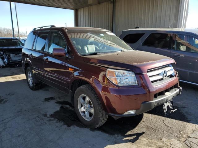 HONDA PILOT EXL 2007 with VIN 2HKYF18557H535362 - Photo from auction