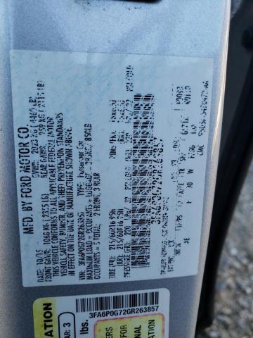 Photo 10 from auction – 2016 FORD FUSION S with VIN 3FA6P0G72GR263857