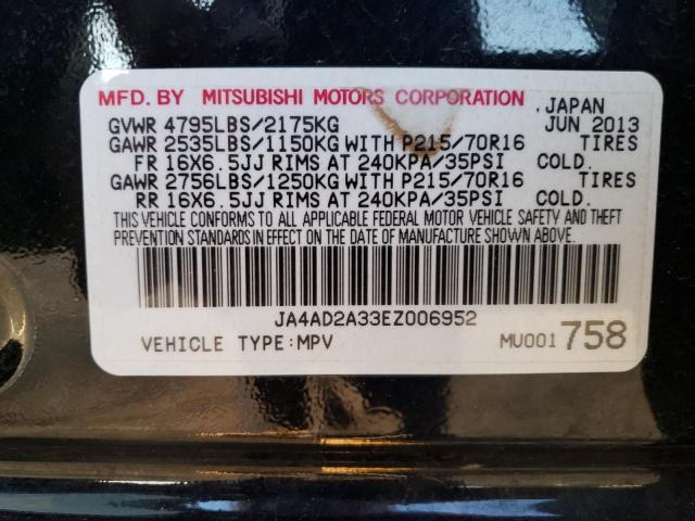 Photo 10 from auction – 2014 MITSUBISHI OUTLANDER with VIN JA4AD2A33EZ006952