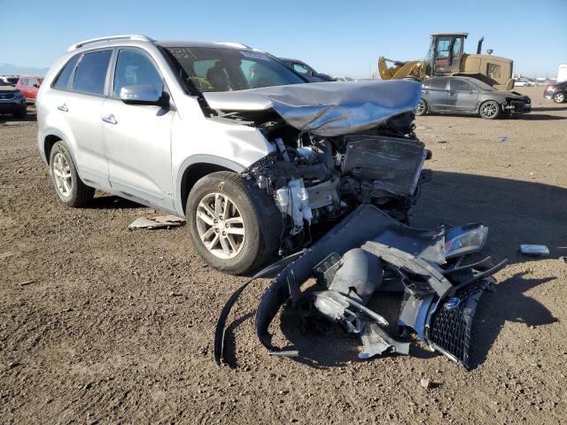 KIA SORENTO LX 2014 with VIN 5XYKTCA60EG434506 - Photo from auction