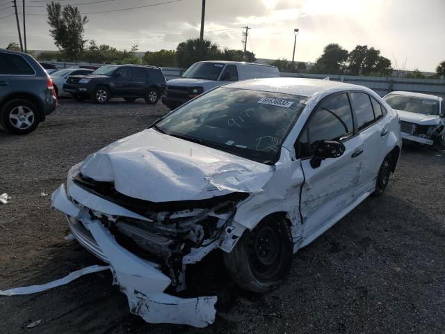 Photo 2 from auction – 2021 TOYOTA COROLLA LE with VIN JTDEPMAE1MJ189177