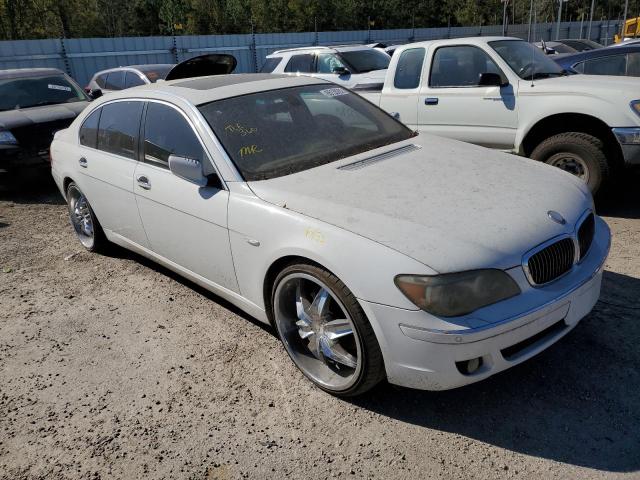 BMW 750 2007 with VIN WBAHN83587DT67948 - Photo from auction
