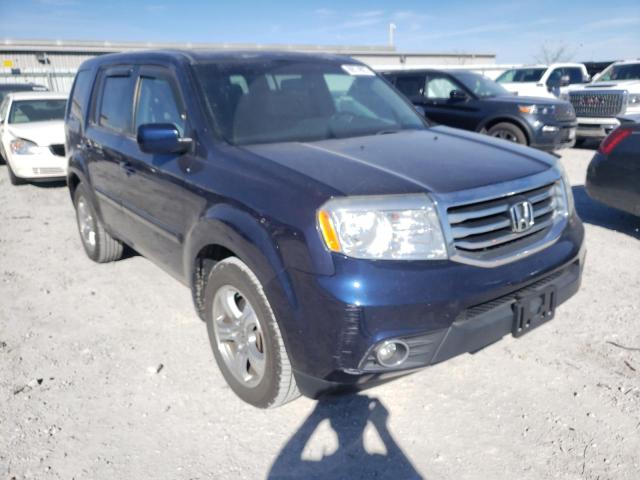 HONDA PILOT EXL 2013 with VIN 5FNYF4H60DB077363 - Photo from auction