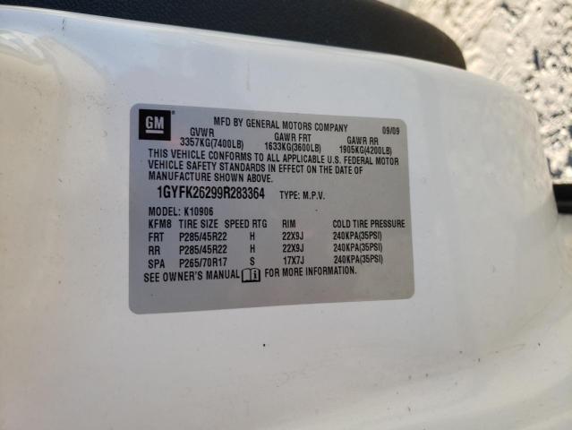 Photo 10 from auction – 2009 CADILLAC ESCALADE E with VIN 1GYFK26299R283364