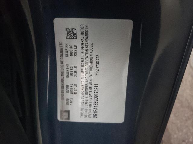 Photo 10 from auction – 2013 CHEVROLET CAMARO LS with VIN 2G1FA1E39D9173911