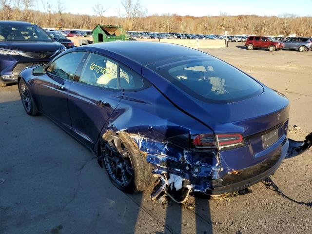 Photo 3 from auction – 2022 TESLA MODEL S with VIN 5YJSA1E53NF475845