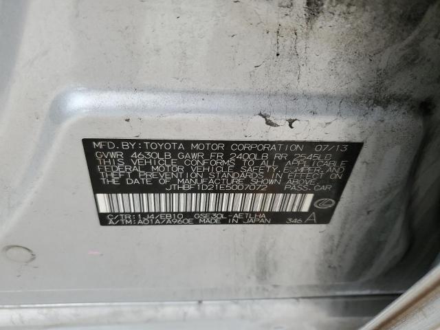 Photo 10 from auction – 2014 LEXUS IS 250 with VIN JTHBF1D21E5007072
