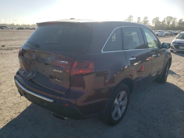 Photo 4 from auction – 2012 ACURA MDX TECHNO with VIN 2HNYD2H36CH536723