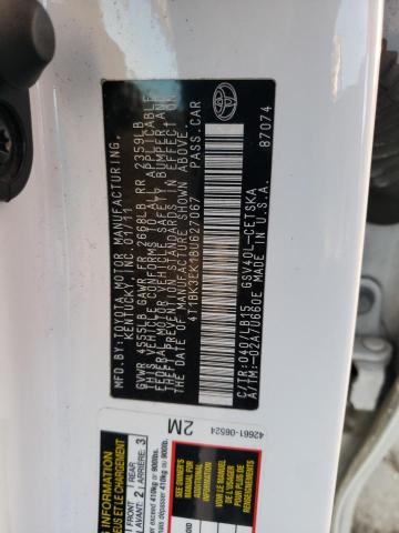Photo 10 from auction – 2011 TOYOTA CAMRY SE with VIN 4T1BK3EK1BU627067