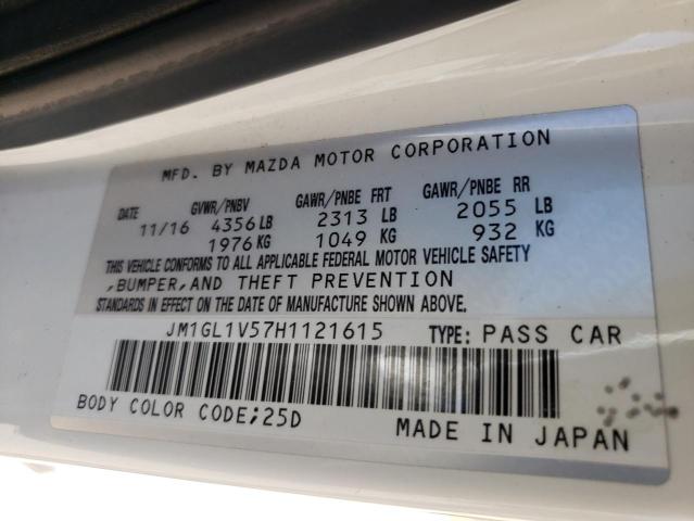 Photo 10 from auction – 2017 MAZDA 6 TOURING with VIN JM1GL1V57H1121615