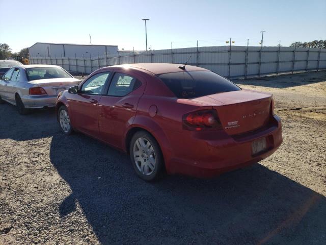 Photo 3 from auction – 2012 DODGE AVENGER SE with VIN 1C3CDZABXCN233000