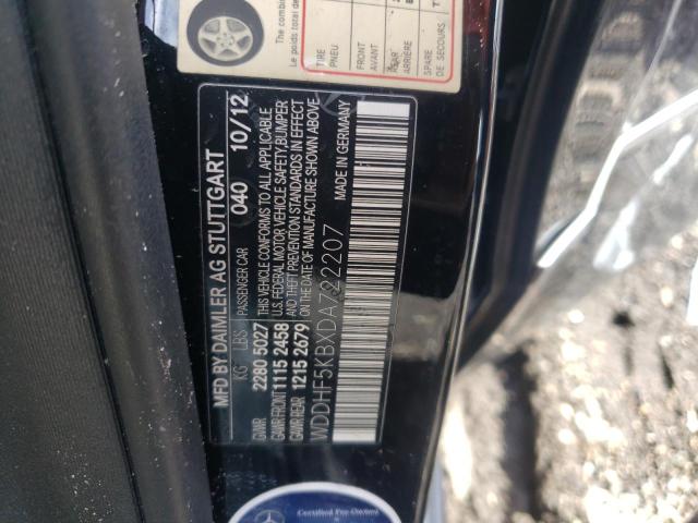 Photo 10 from auction – 2013 MERCEDES-BENZ E 350 with VIN WDDHF5KBXDA722207
