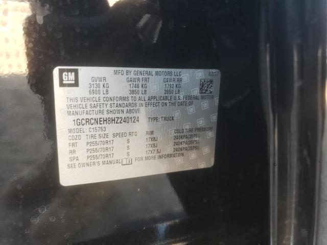Photo 10 from auction – 2017 CHEVROLET SILVERADO with VIN 1GCRCNEH8HZ240124