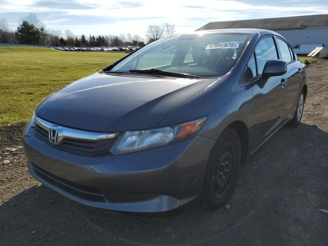 Photo 2 from auction – 2012 HONDA CIVIC LX with VIN 19XFB2F54CE014496