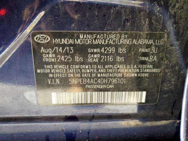 Photo 10 from auction – 2013 HYUNDAI SONATA GLS with VIN 5NPEB4AC4DH796101