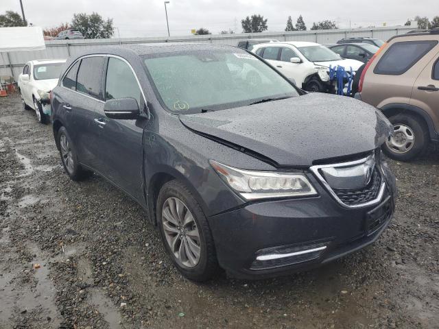 ACURA MDX TECHNO 2016 with VIN 5FRYD3H44GB014493 - Photo from auction