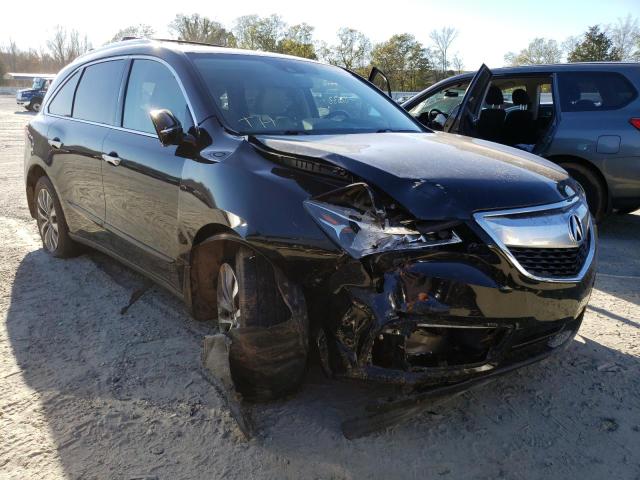 ACURA MDX TECHNO 2014 with VIN 5FRYD4H4XEB036596 - Photo from auction