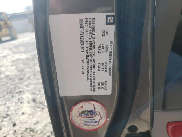 Photo 10 from auction – 2002 CADILLAC DEVILLE with VIN 1G6KD54YX2U249611