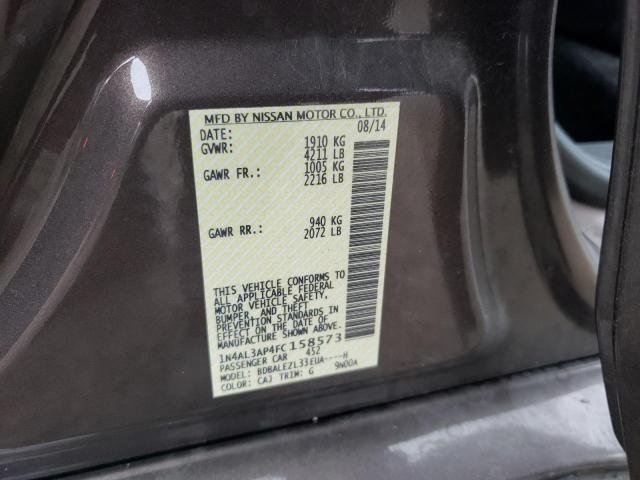 Photo 10 from auction – 2015 NISSAN ALTIMA 2.5 with VIN 1N4AL3AP4FC158573