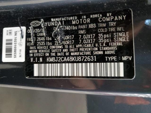 Photo 10 from auction – 2019 HYUNDAI TUCSON SE with VIN KM8J2CA48KU872631