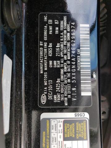 Photo 10 from auction – 2014 KIA OPTIMA EX with VIN 5XXGN4A74EG296374