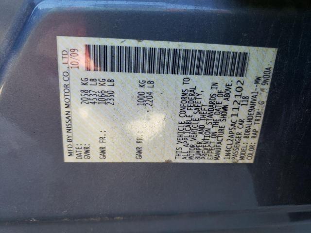 Photo 10 from auction – 2010 NISSAN ALTIMA HYB with VIN 1N4CL2AP5AC112102