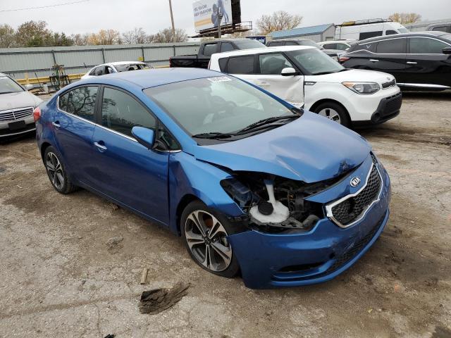 KIA FORTE EX 2014 with VIN KNAFX4A80E5083907 - Photo from auction