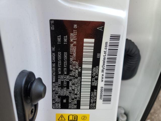 Photo 10 from auction – 2016 LEXUS RX 350 with VIN 2T2BZMCA9GC034220