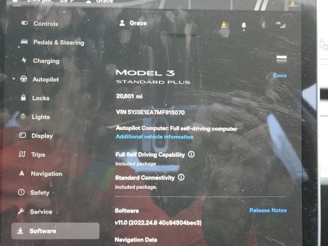 Photo 8 from auction – 2021 TESLA MODEL 3 with VIN 5YJ3E1EA7MF915070