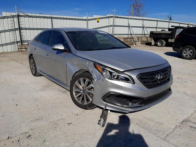 HYUNDAI SONATA SPO 2015 with VIN 5NPE34AF8FH156404 - Photo from auction