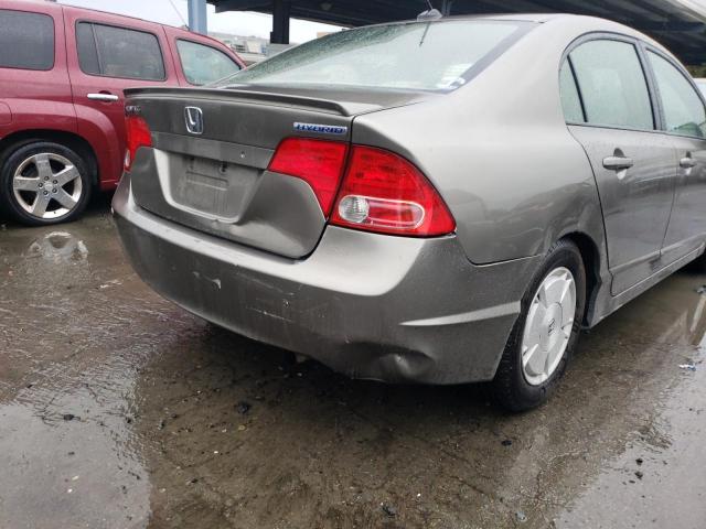 Photo 9 from auction – 2007 HONDA CIVIC HYBR with VIN JHMFA36267S001541