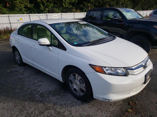 Photo 1 from auction – 2012 HONDA CIVIC HYBR with VIN JHMFB4F28CS011159