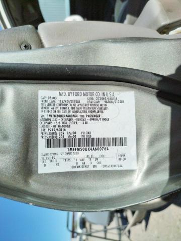 Photo 10 from auction – 2004 MERCURY SABLE GS with VIN 1MEFM50UX4A600764