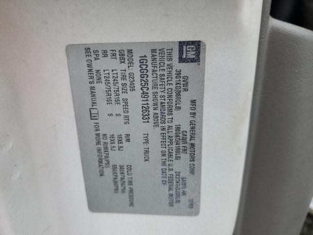 Photo 10 from auction – 2009 CHEVROLET EXPRESS G2 with VIN 1GCGG25C491126331