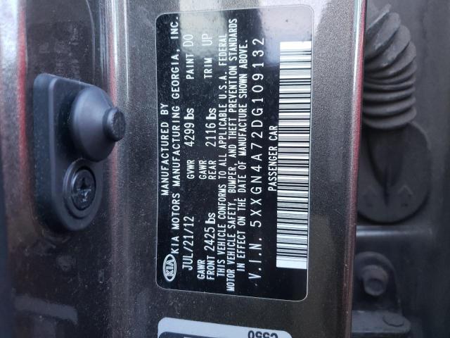 Photo 10 from auction – 2013 KIA OPTIMA EX with VIN 5XXGN4A72DG109132