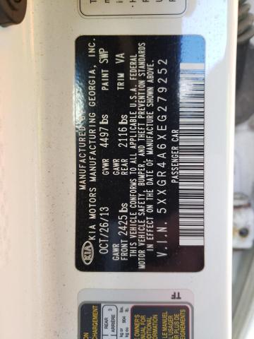 Photo 10 from auction – 2014 KIA OPTIMA SX with VIN 5XXGR4A6XEG279252