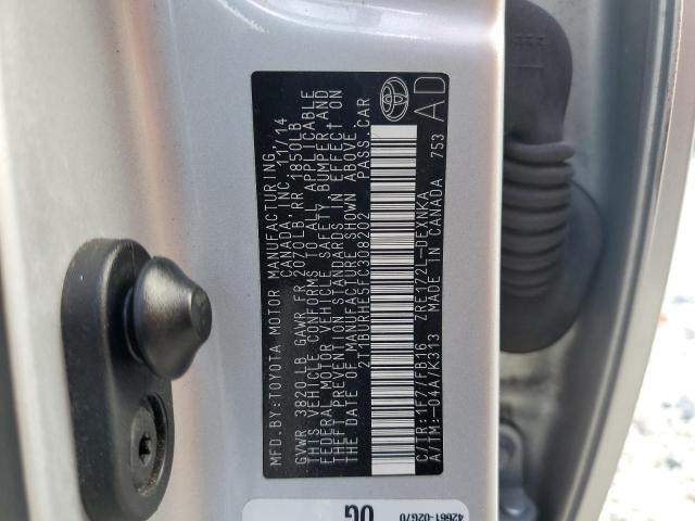 Photo 10 from auction – 2015 TOYOTA COROLLA L with VIN 2T1BURHE5FC308202