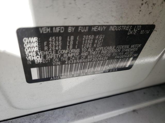 Photo 10 from auction – 2015 SUBARU LEGACY 2.5 with VIN 4S3BNBN69F3029426