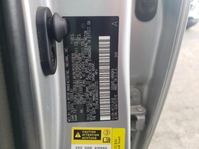 Фото 10 с аукциона – 2011 TOYOTA HIGHLANDER с VIN 5TDYK3EH8BS032725