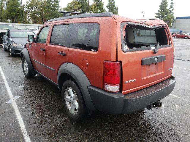 Photo 3 from auction – 2007 DODGE NITRO SXT with VIN 1D8GU28K47W704148