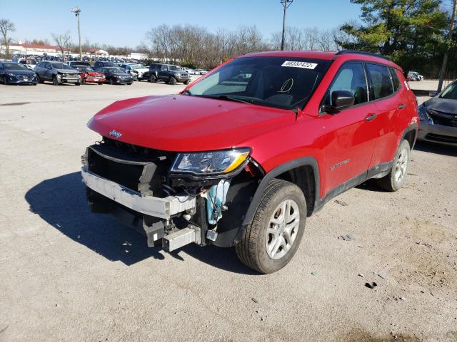 Photo 2 from auction – 2018 JEEP COMPASS SP with VIN 3C4NJDAB0JT146753