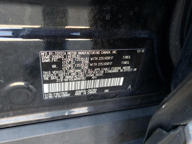 Photo 10 from auction – 2020 TOYOTA RAV4 LE with VIN 2T3F1RFV5LW098182