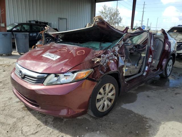Photo 2 from auction – 2012 HONDA CIVIC LX with VIN 2HGFB2F59CH567974