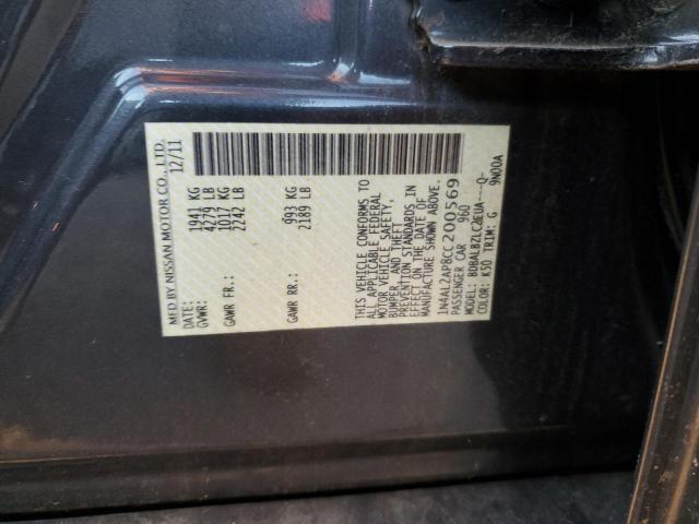 Photo 10 from auction – 2012 NISSAN ALTIMA BAS with VIN 1N4AL2AP8CC200569