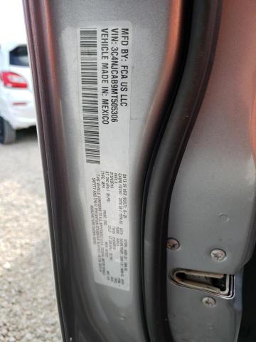 Photo 10 from auction – 2021 JEEP COMPASS SP with VIN 3C4NJCAB9MT505306